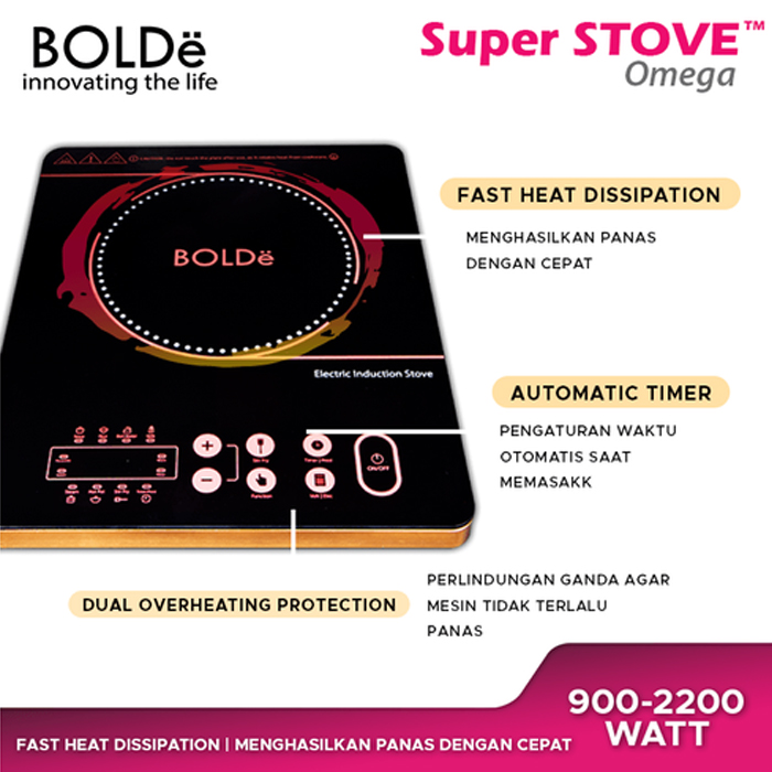 Bolde Kompor Digital Super Stove Omega